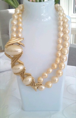 Vintage trifari necklace two - necklace,