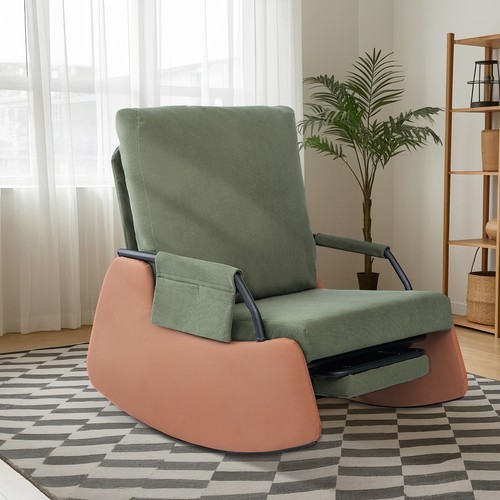 High back recliner rocking - high,