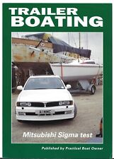 Mitsubishi Sigma Saloon Tow Car Test 1991-94 UK Market Single Sheet Brochure