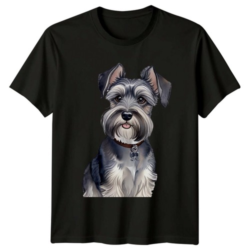 Cute miniature schnauzer dog - cute,
