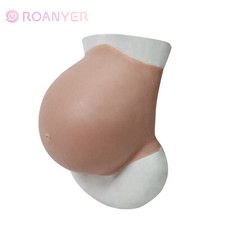 Roanyer Large Size Silicone Fake Pregnant Belly Cosplay Prop with Defects