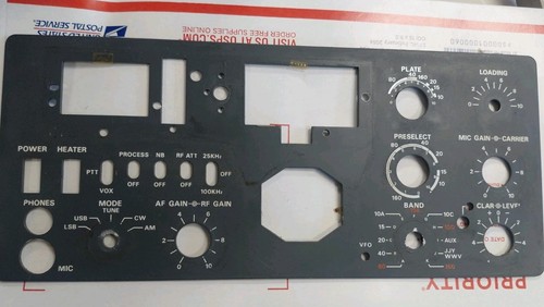 Yaesu 101e face plate - ft,