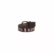 Kingsland Rafael Leather Belt brown 100cm (waist 35"-39") adults men equestrian