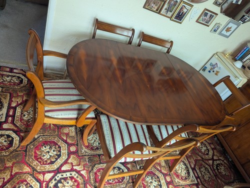 Yew extending person - person, table