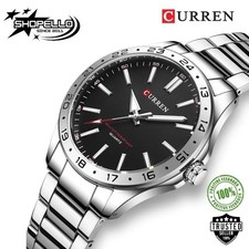 CURREN Men Wrist Watch Quartz Watch Business Watch Steel Strap Wristwatch Men UK