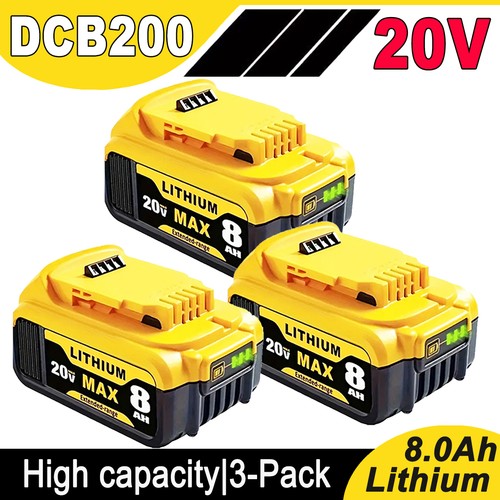 20volt 0ah lithium ion - 3x, 8.0ah