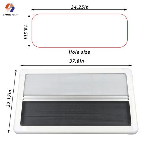 White blind flyscreen - white,