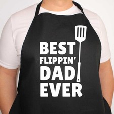 APRON (1149) PERSONALISED Fathers Day Anniversary Birthday Bib Apron Cooking gif