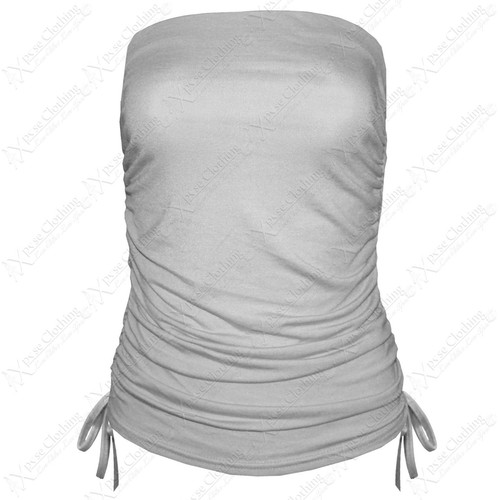 Ladies side drawstring - side, ruched