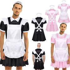 Mens Sissy Satin Maid Uniforms