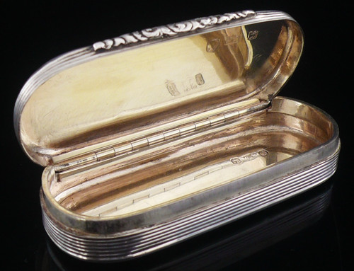 Antique sterling silver - silver, snuff