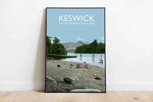 Keswick lake district wall art - district,