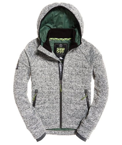 Superdry men storm - quilted, zip