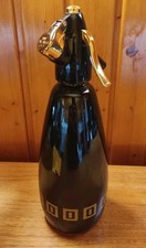 BOC - Sparklets - Soda Syphon - Black & Gold - BOC - Vintage - Serial No. SHUT