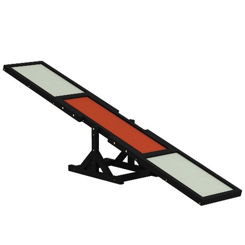 Wooden pet seesaw - wooden,