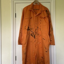 Vintage Orange Overalls