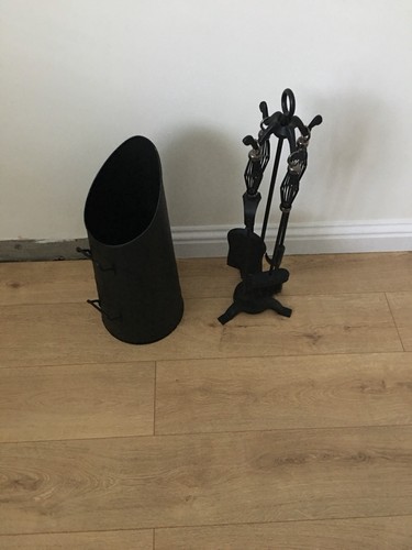 Companion set and coal - coal, scuttle