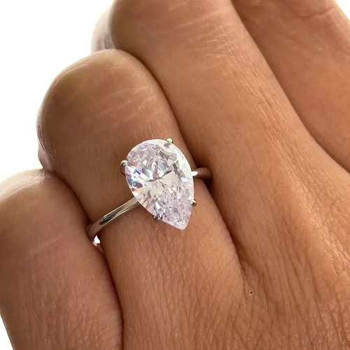 Certified pear cut - ct,