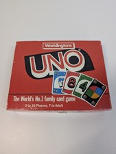 Waddingtons Uno 1989 Card Game