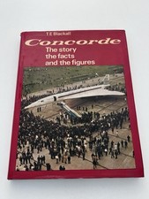 Concorde T.E. Blackall 1969 1st Ed Hardcover Supersonic Jet Facts & Photos
