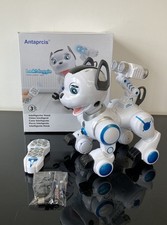 ANTAPRCIS Remote Control Robot Dog Toy Interactive Walking Dancing Programmable