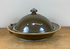 Rare Pillivuyt Porcelaines C.P & Co A Feu Mehun France Muffin Dish / Warmer