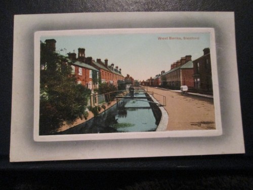 Postcard sleaford west - sleaford,,