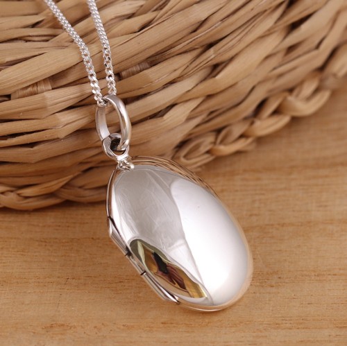 925 sterling silver plain - plain, puff