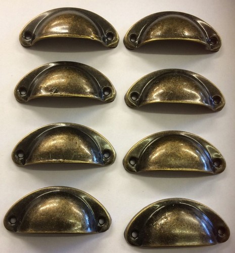 Bronzed drawer pull - 8x,