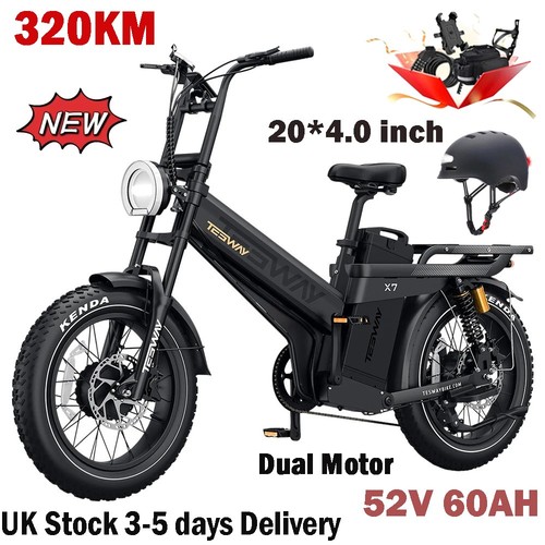 Dual motor electric bike - dual, 52v
