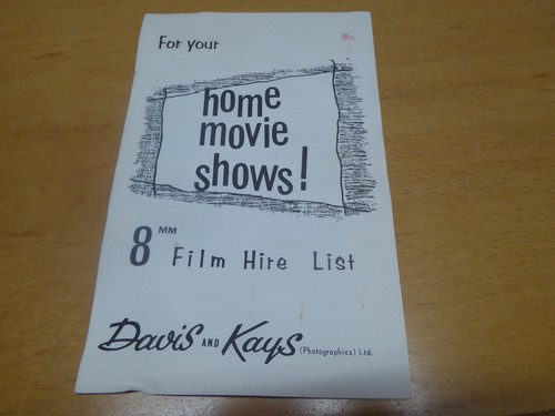 Vintage booklet home movie - vintage,