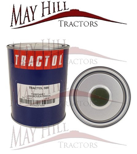 Litre green tractol paint - litre,