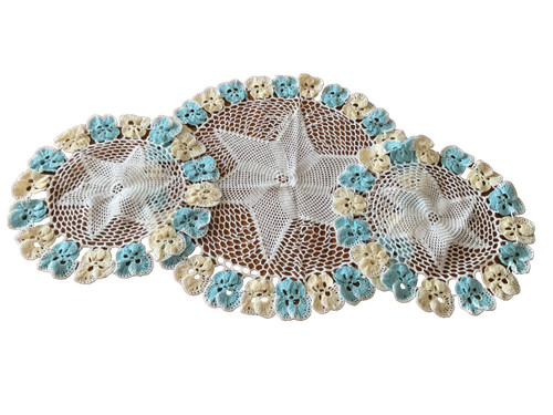 Handmade crochet mats - crochet,