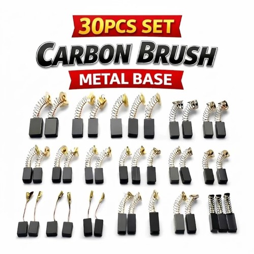 30pcs carbon brush set drill - carbon,