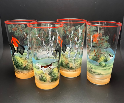 Antique set hand painted - antique,