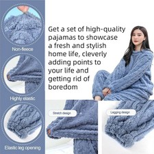 BLUE Winter Warm Ladies Fleece