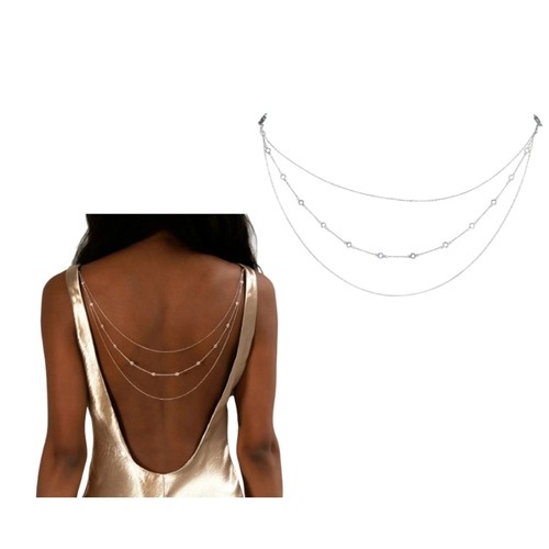 Rhinestones backdrop necklace - backdrop,