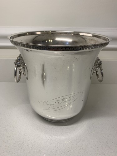 Vintage silver plated veuve - vintage/silver-plated,