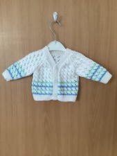 Hand Knitted Baby Cardigan -