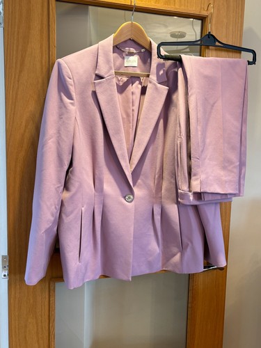 Madeleine lilac trouser suit - trouser,