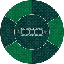 Round Poker Mat for Texas