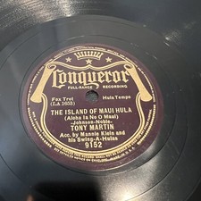 HAWAIIAN 78 RPM Record Hawaii
