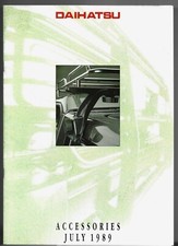 Daihatsu accessories 1989 - accessories, 1989-90