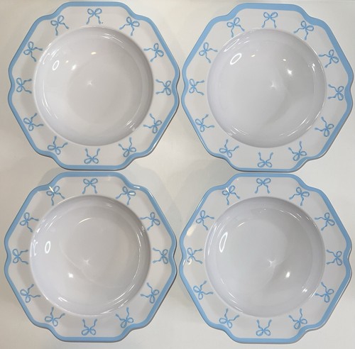 Shabby chic melamine bowls - shabby,
