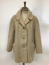 RARE vintage 1950s Balmar of London coat luxury mohair swing winter overcoat #V4