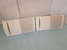 Bose Model 100 Speaker 1 Pair White Cinema Surround Sound Rear Full Range Driver