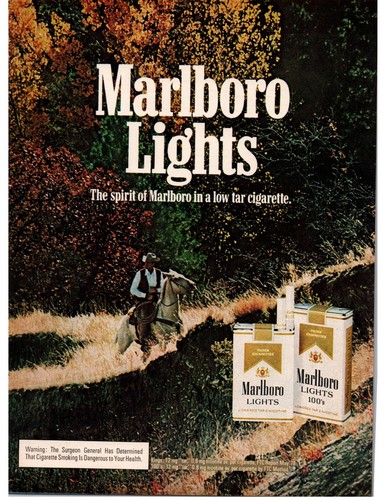 1979 marlboro lights vintage - marlboro,