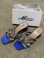Royal Blue UK 8 Sandals with