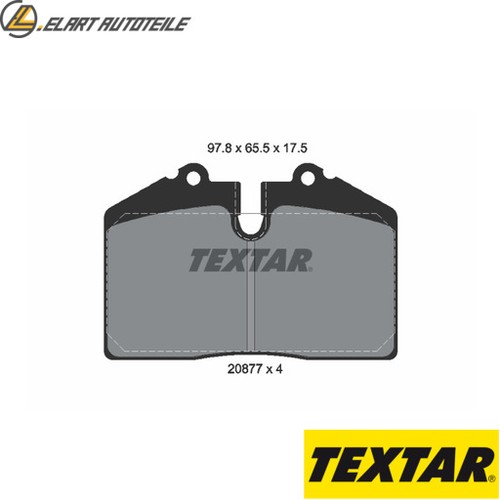 Brake pad set - set, disc