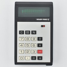 VTG 1975 Silver Reed 95 Calculator in Case Silver Seiko International Germany